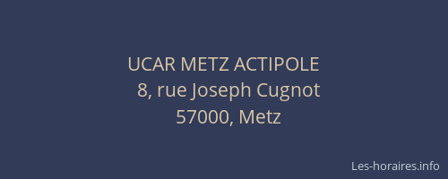 UCAR METZ ACTIPOLE