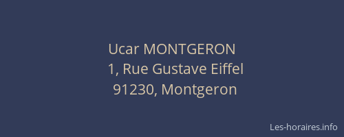 Ucar MONTGERON
