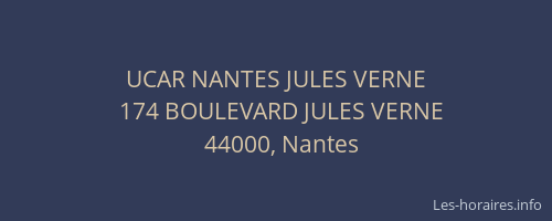 UCAR NANTES JULES VERNE