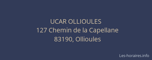 UCAR OLLIOULES