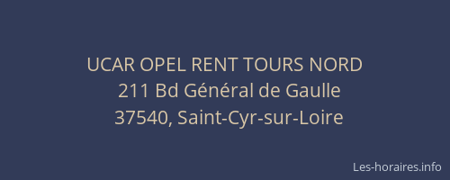 UCAR OPEL RENT TOURS NORD