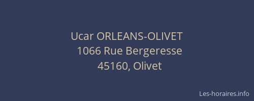 Ucar ORLEANS-OLIVET