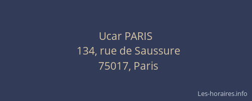 Ucar PARIS
