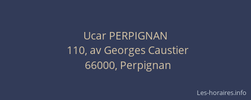 Ucar PERPIGNAN