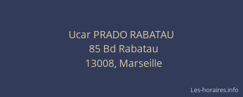 Ucar PRADO RABATAU