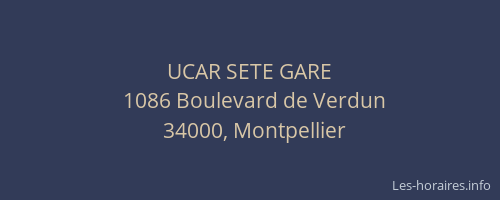 UCAR SETE GARE