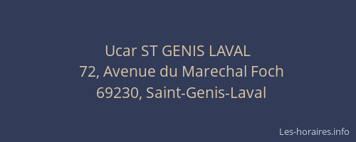 Ucar ST GENIS LAVAL
