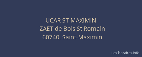 UCAR ST MAXIMIN