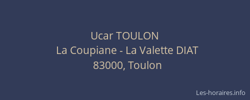 Ucar TOULON