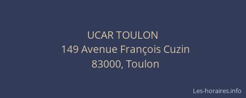 UCAR TOULON