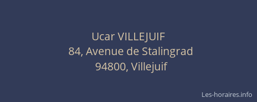 Ucar VILLEJUIF