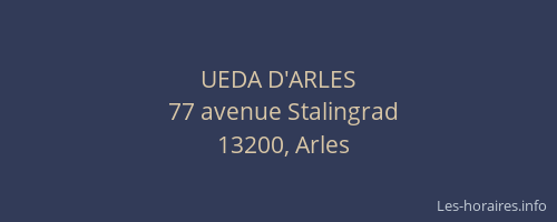 UEDA D'ARLES