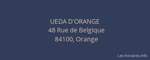 UEDA D'ORANGE