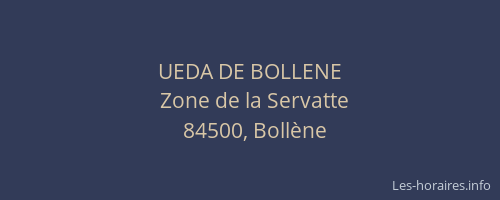 UEDA DE BOLLENE