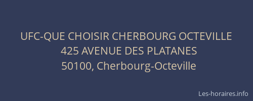 UFC-QUE CHOISIR CHERBOURG OCTEVILLE