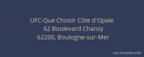 UFC-Que Choisir Côte d'Opale