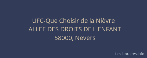 UFC-Que Choisir de la Nièvre