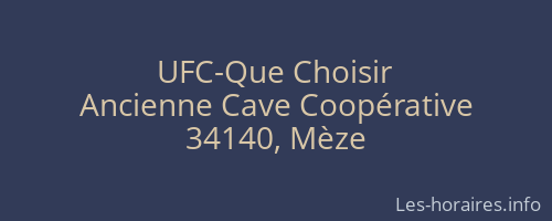 UFC-Que Choisir