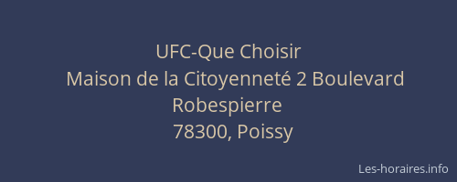 UFC-Que Choisir