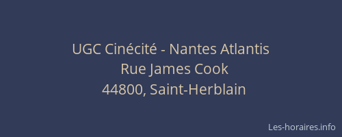 UGC Cinécité - Nantes Atlantis