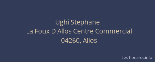 Ughi Stephane