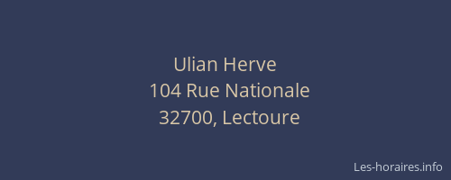 Ulian Herve