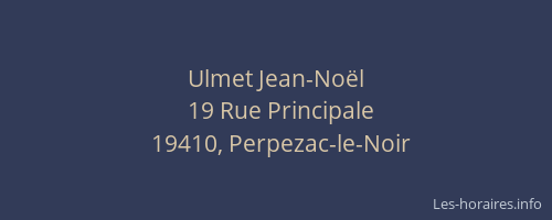 Ulmet Jean-No&euml;l