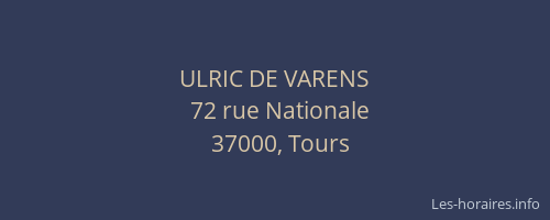 ULRIC DE VARENS