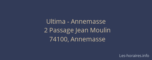 Ultima - Annemasse