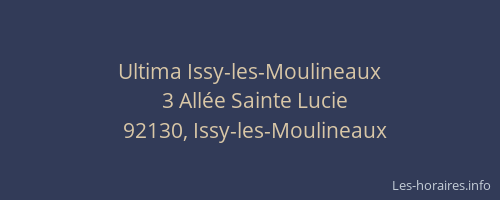 Ultima Issy-les-Moulineaux