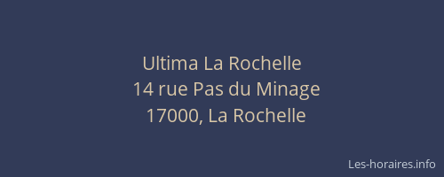 Ultima La Rochelle