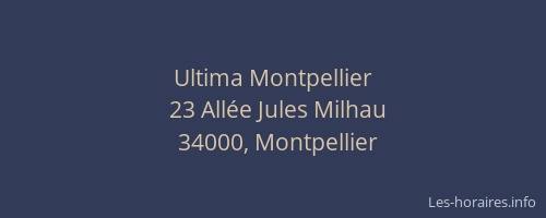 Ultima Montpellier