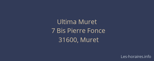 Ultima Muret