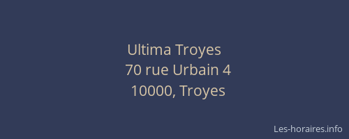 Ultima Troyes