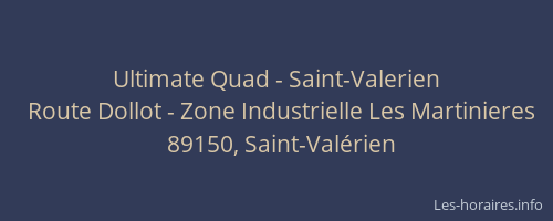 Ultimate Quad - Saint-Valerien