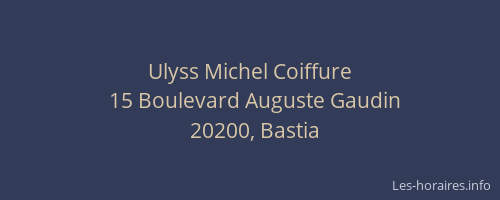 Ulyss Michel Coiffure