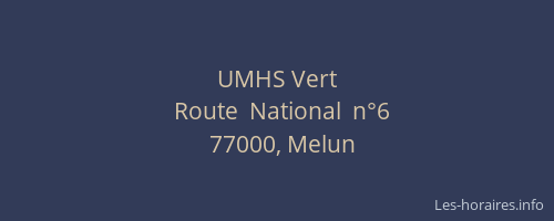 UMHS Vert