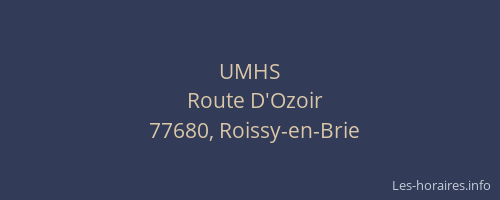 UMHS