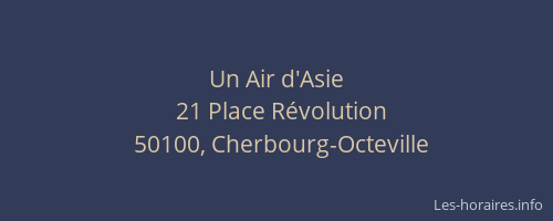 Un Air d'Asie