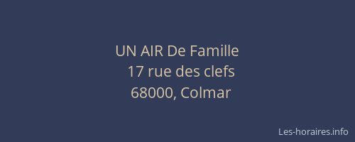 UN AIR De Famille