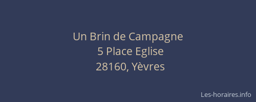 Un Brin de Campagne