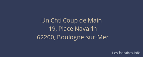 Un Chti Coup de Main