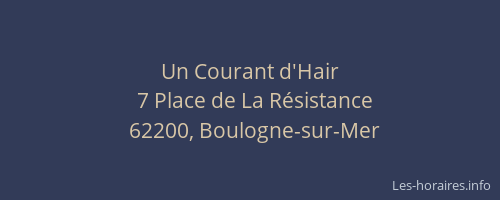Un Courant d'Hair