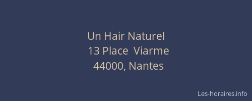 Un Hair Naturel