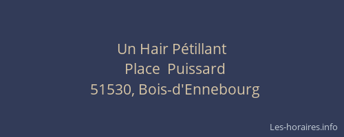 Un Hair Pétillant