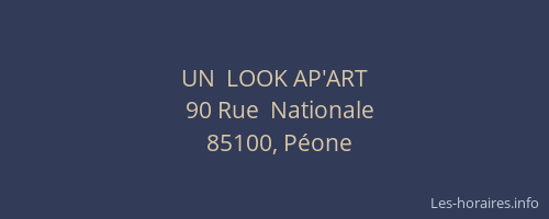 UN  LOOK AP'ART