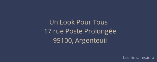Un Look Pour Tous