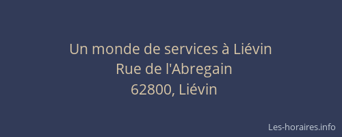Un monde de services &agrave; Li&eacute;vin
