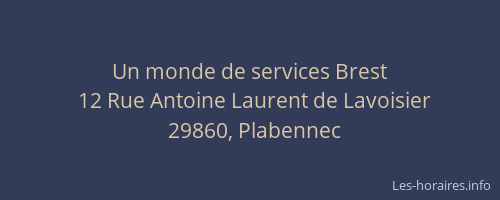 Un monde de services Brest