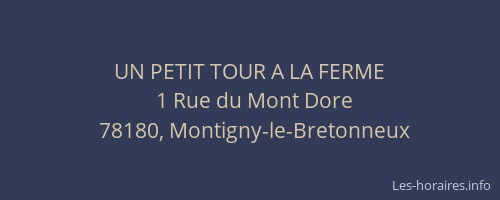 UN PETIT TOUR A LA FERME